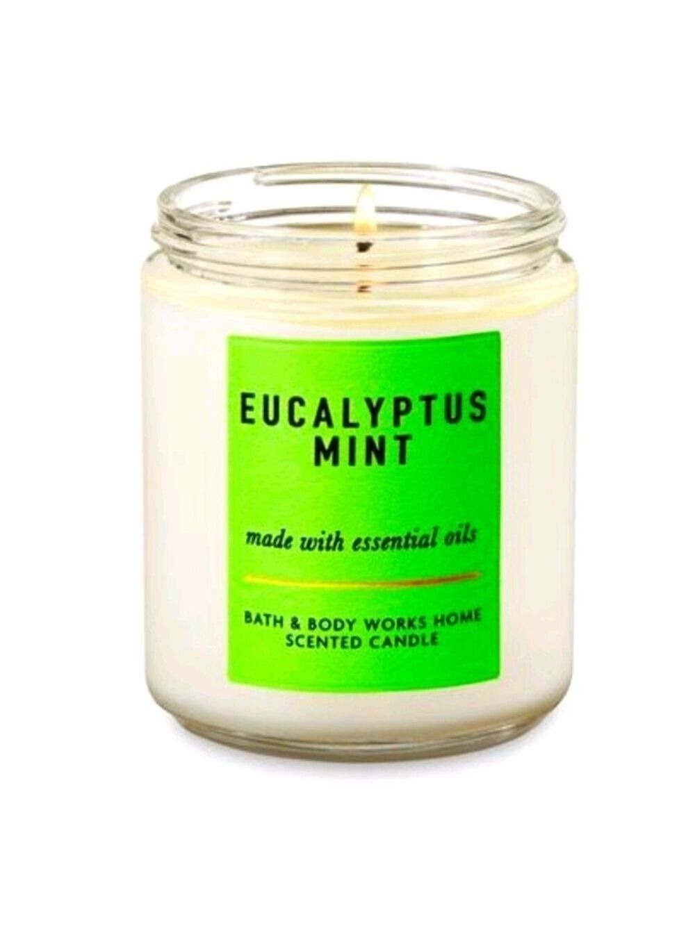 EUCALYPTUS MINT SINGLE WICK CANDLE